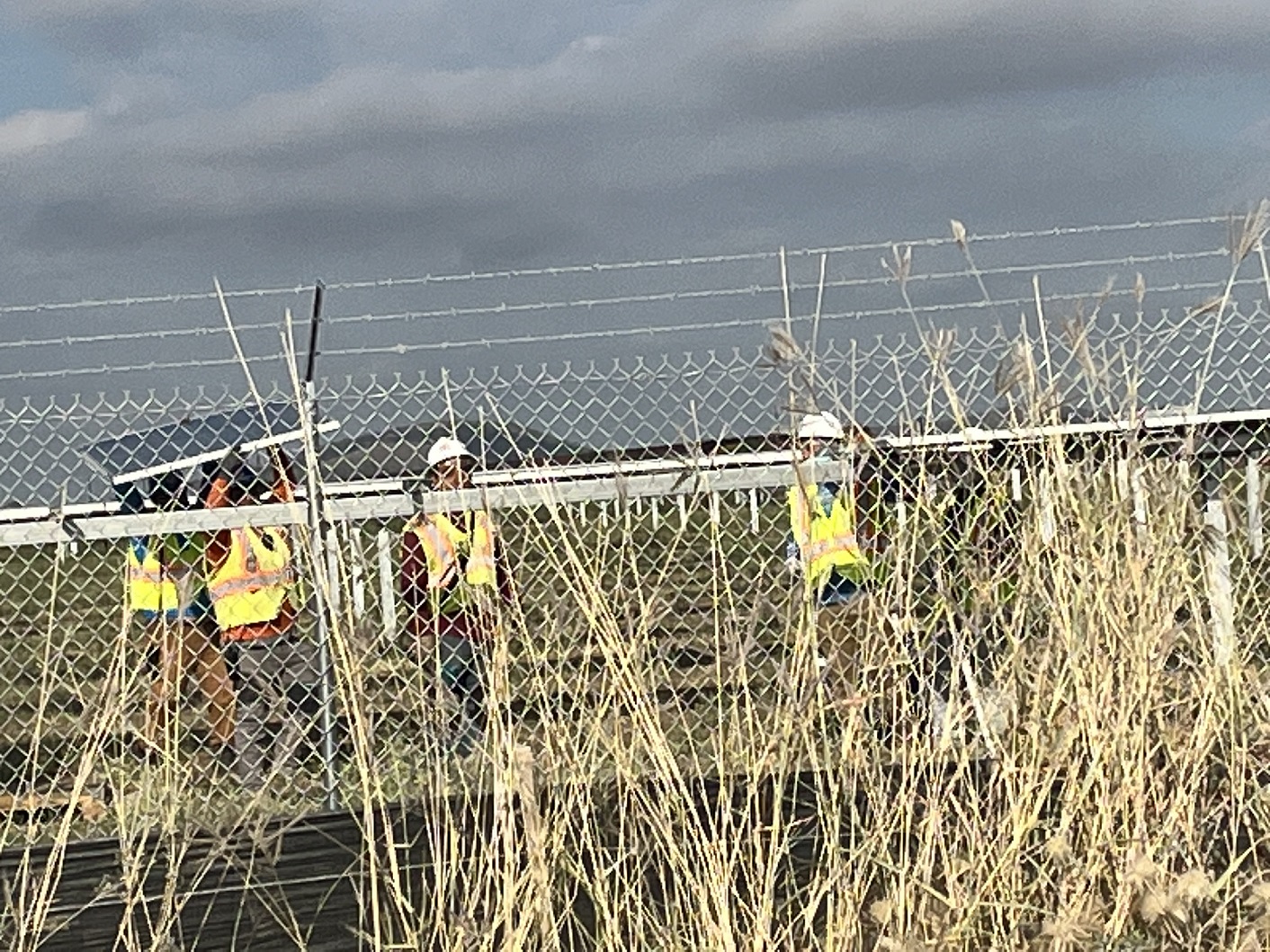 Fields of steel and glass Hundreds of acres of farmland turned over to