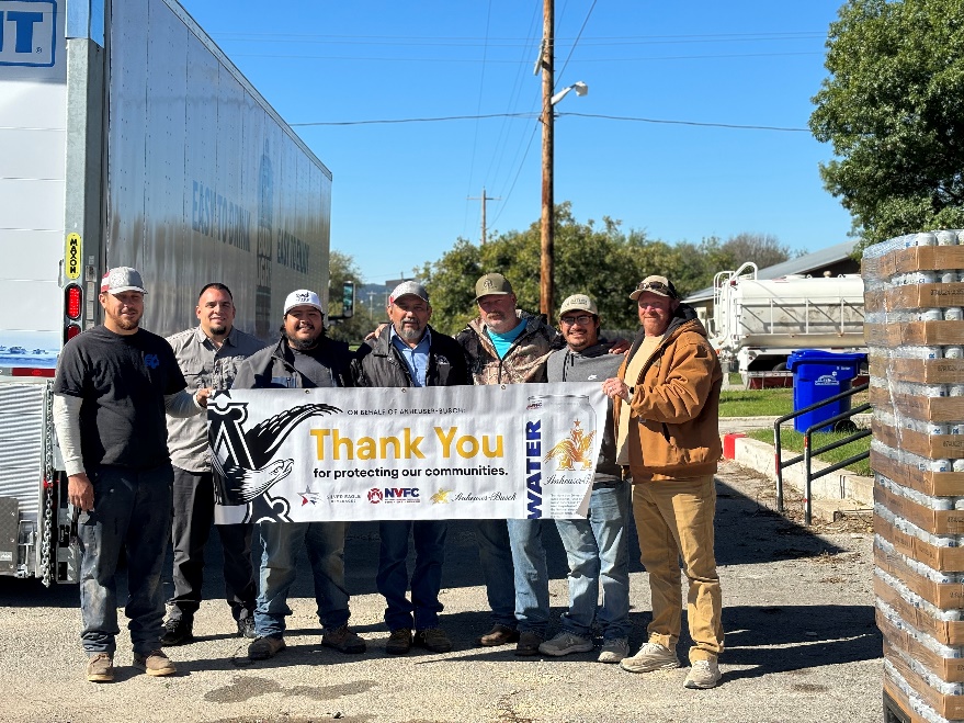 AnheuserBusch and Silver Eagle Beverages Provide Emergency Drinking