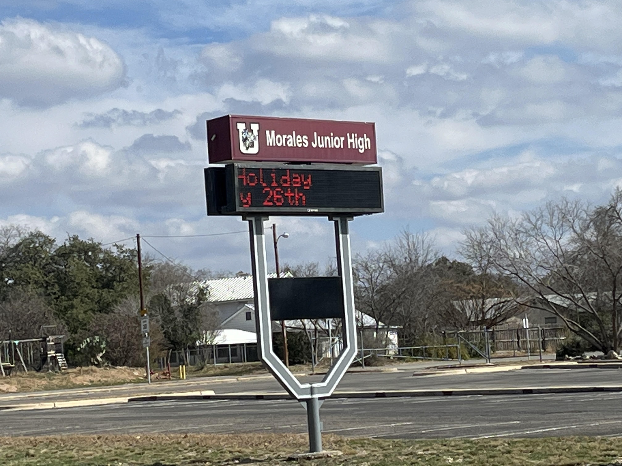 Morales Junior High School student brings a gun on to the campus