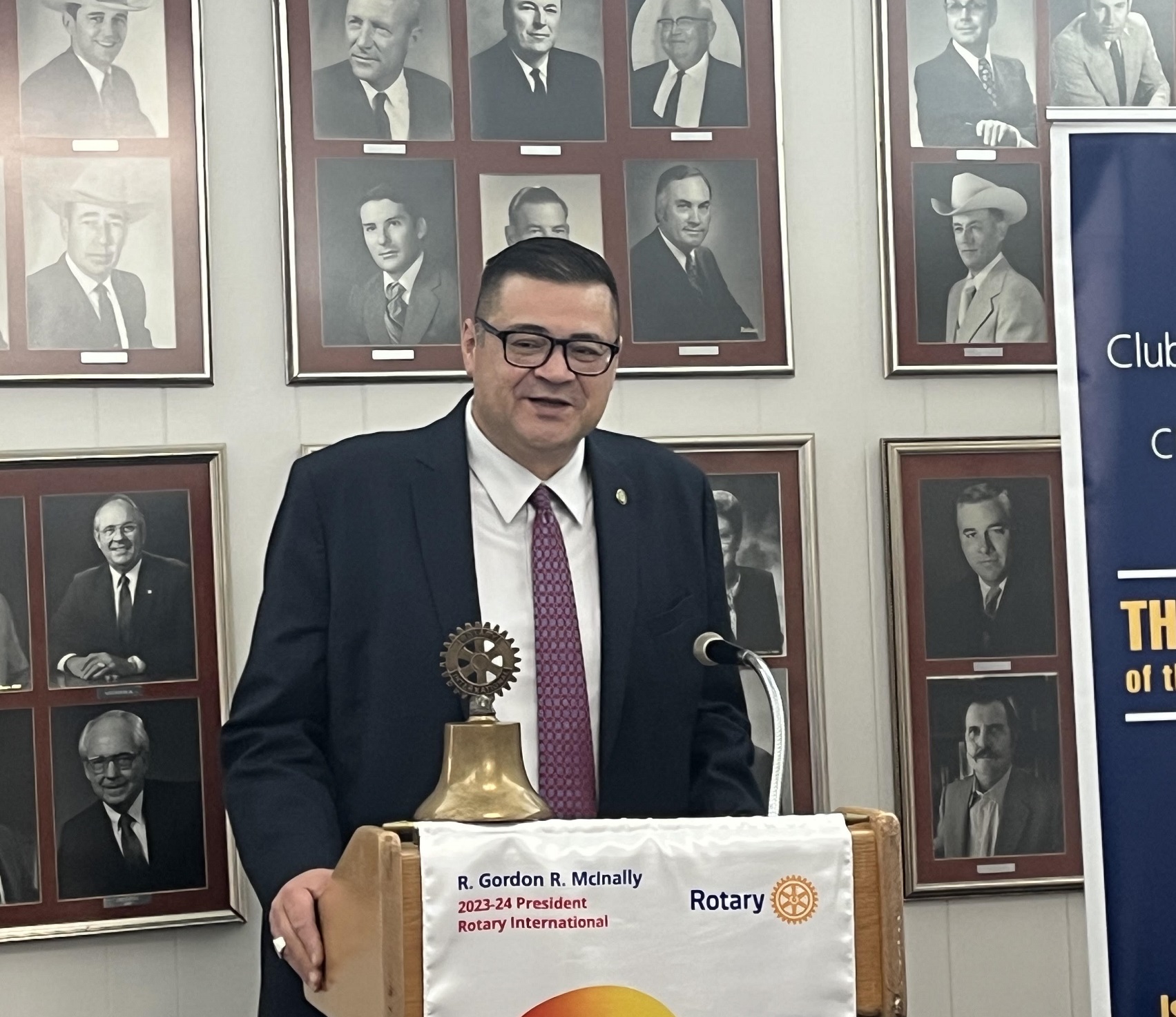 New Police Chief Homer Delgado speaks at Rotary Club of Uvalde meeting ...